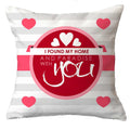 You Are My Paradise Personalised Romantic Cushion Cover