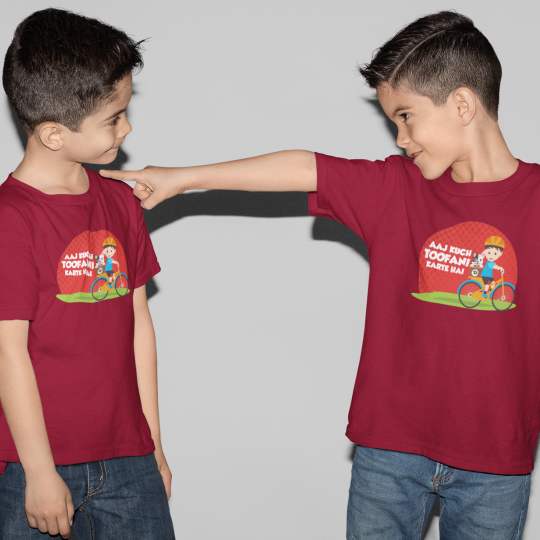 Aaj Kuch Toofani Karte Hai Printed Cotton T-Shirt's