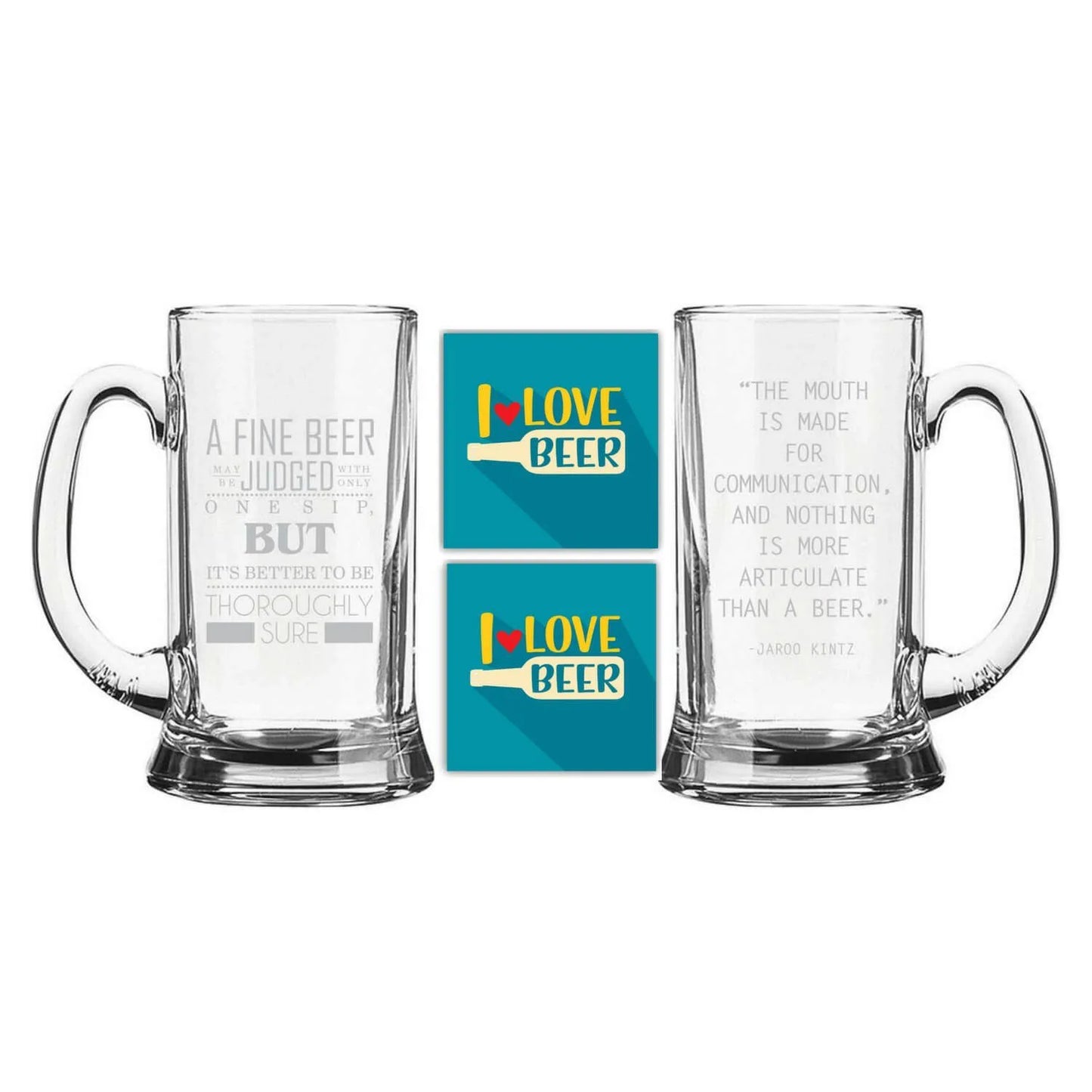 Articulate Engraved Beer Mug