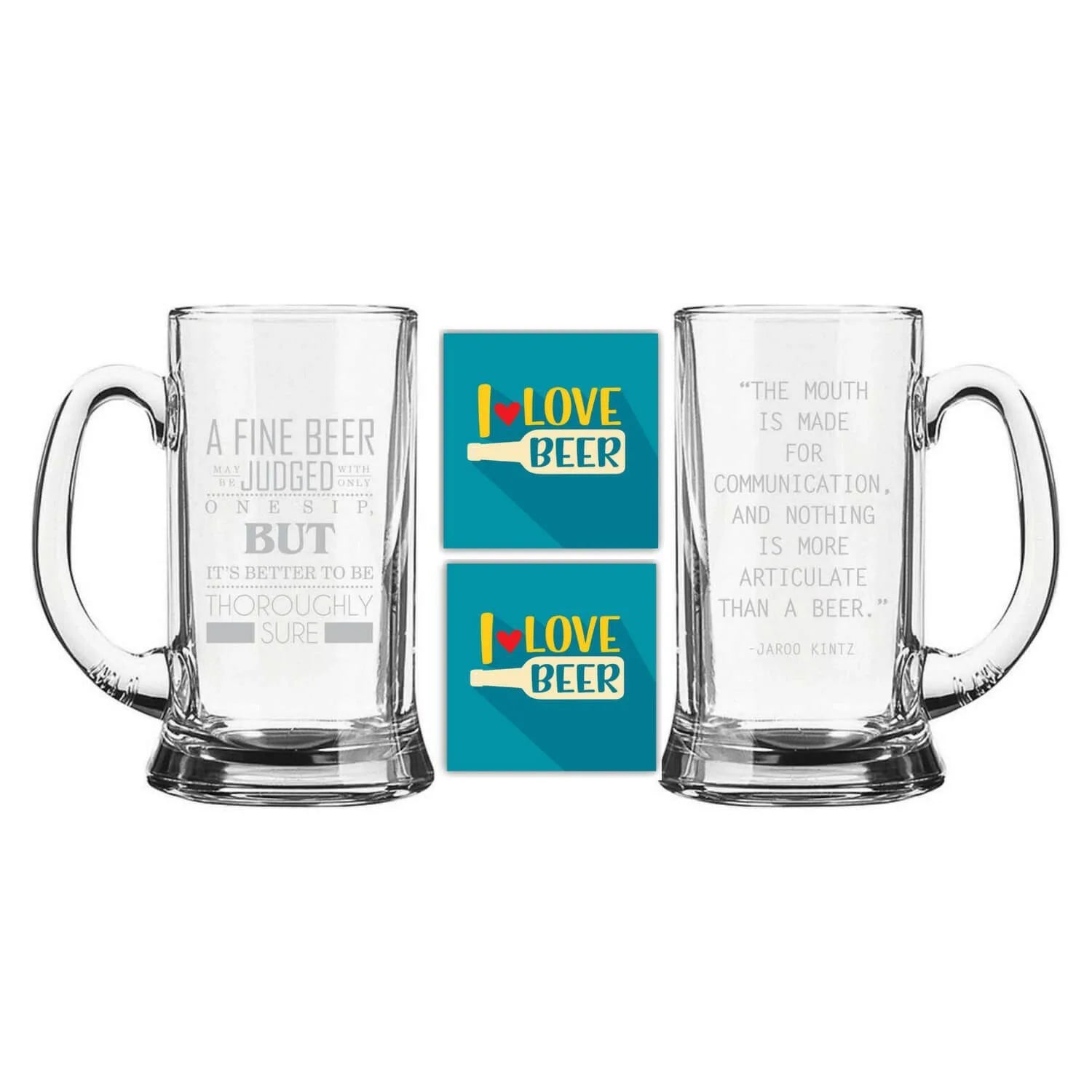 Articulate Engraved Beer Mug