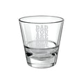 Whiskey Glass with Coaster - Dad You Are Awesome
