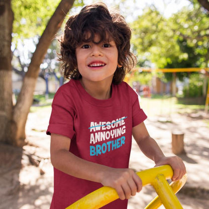 Awesome Annoying Brother Printed T-shirt
