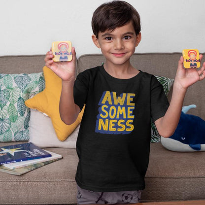 Awesome Ness Printed boys T-Shirt