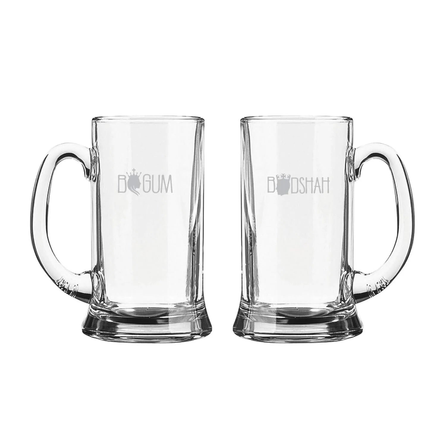 Begum Badshah Engraved Beer Mug