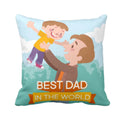 Best Dad in the World Cushion Cover From Son - Dad Gift