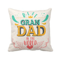 Best Grandad in the World Cushion Cover - Personalised Gift