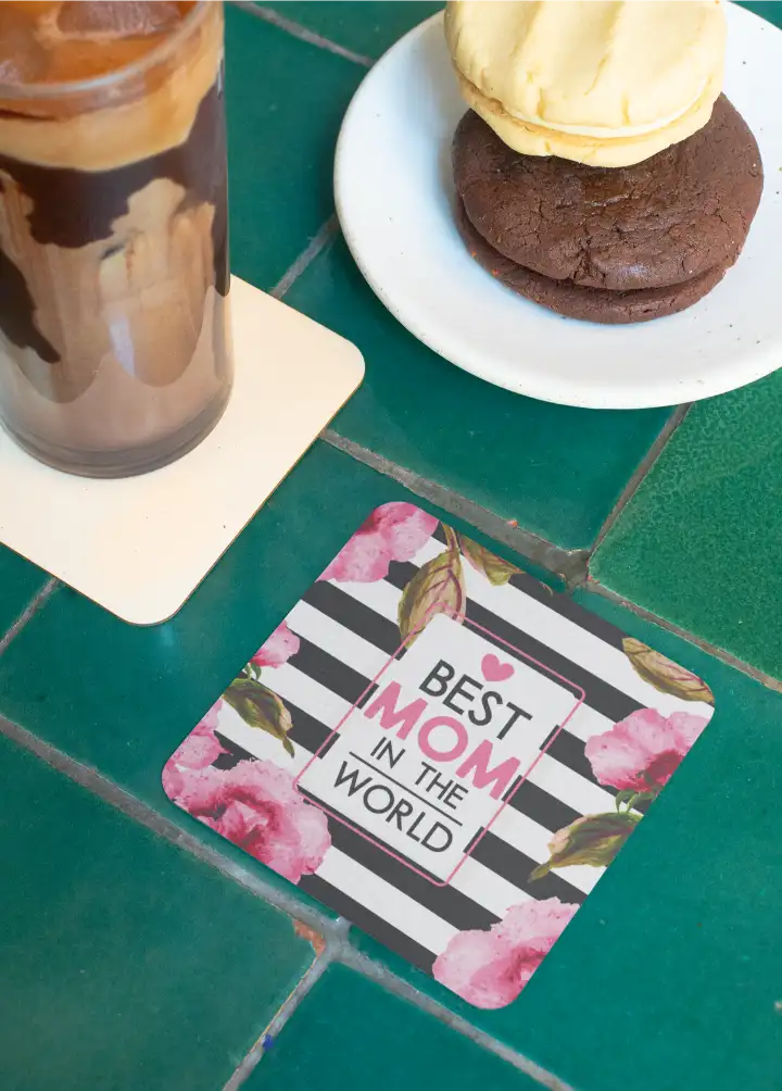 best mom in the world tea coaster (1)