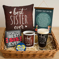 Best Sister Ever Gift Hamper for Sister, Set of 6