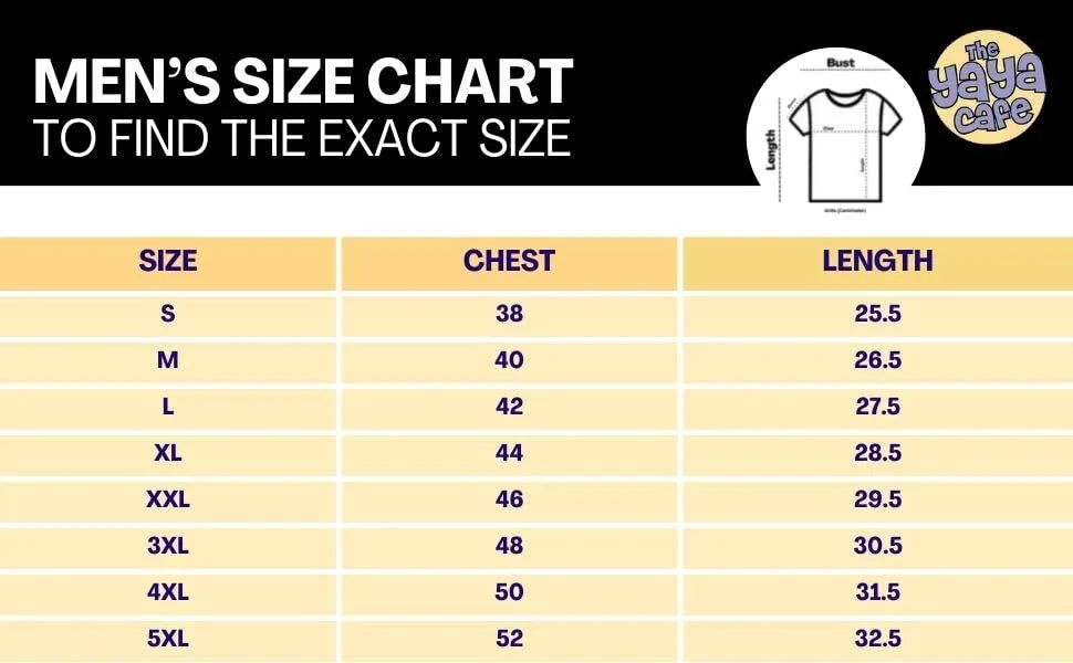 Man Size Chart