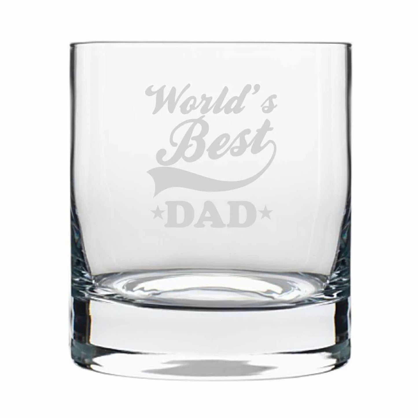World Best Dad Whisky Glass