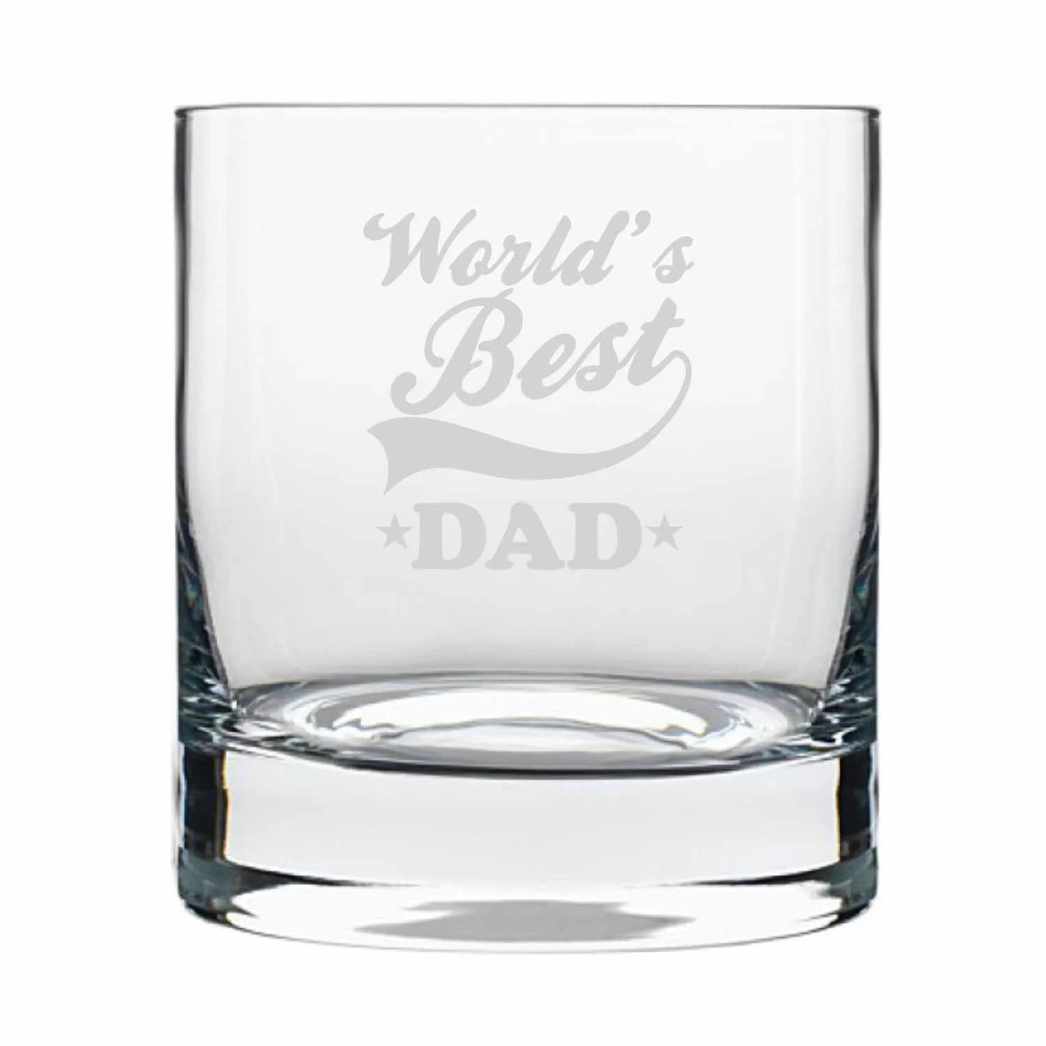 World Best Dad Whisky Glass