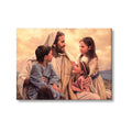 Joyful Lord Jesus Canvas Wall Painting With Frame