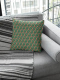 Candy Cane Pattern Christmas Cushion Cover - Festive Decor