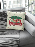 Cute Squirrel Christmas Cushion Cover - Festive Home Decor