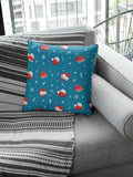 Christmas Cushion Cover - Festive Glove Pattern Decor