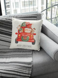 3D Santa Design Christmas Cushion Cover for Festive Home
