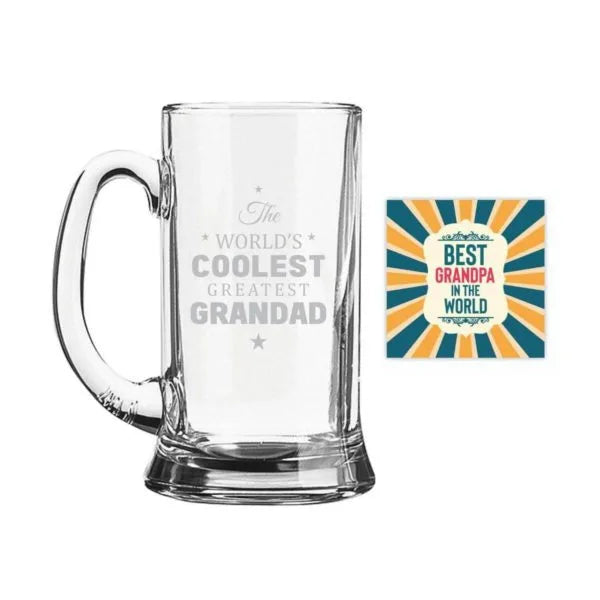 Coolest Grandad Icon Beer Mug