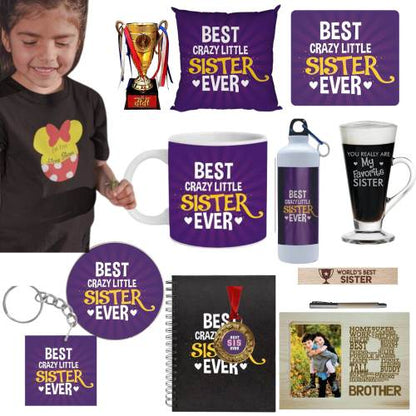 Crazy Little Sister Gift Hamper for Raksha Bandhan