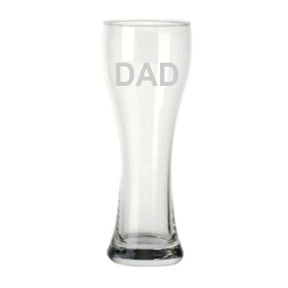 Dad Pilsner Engraved Beer Mugs