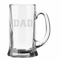 Engraved Dad Beer Mug with Coasters - Personalised Father's Gift
