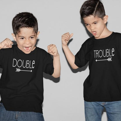 Double Trouble Printed Cotton T-Shirt