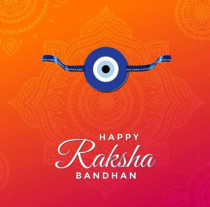 Evil Eye Printed Rakhi Bracelet