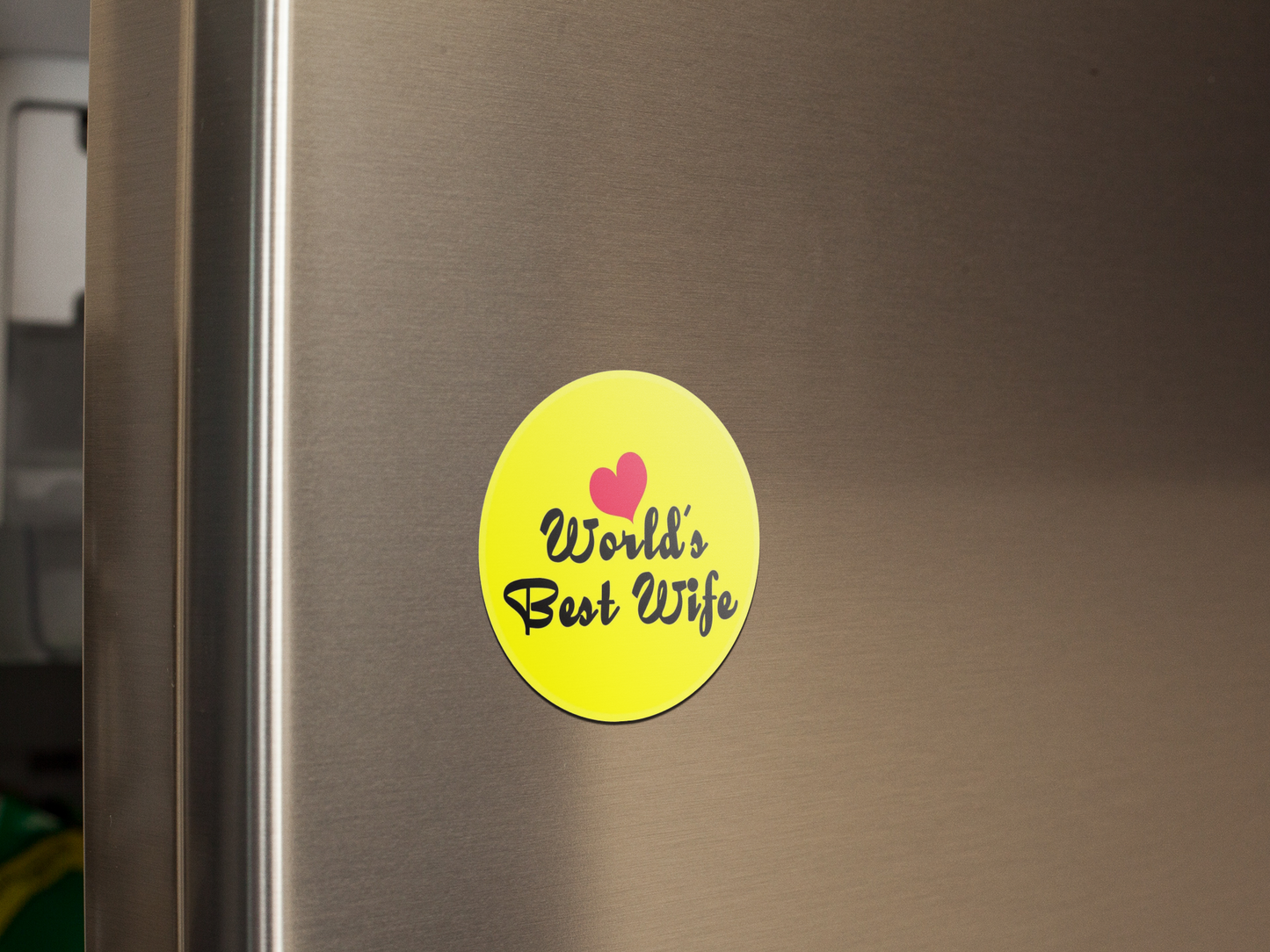 fridge-magnet-mockup-on-a-metallic-fridge-door-a14799