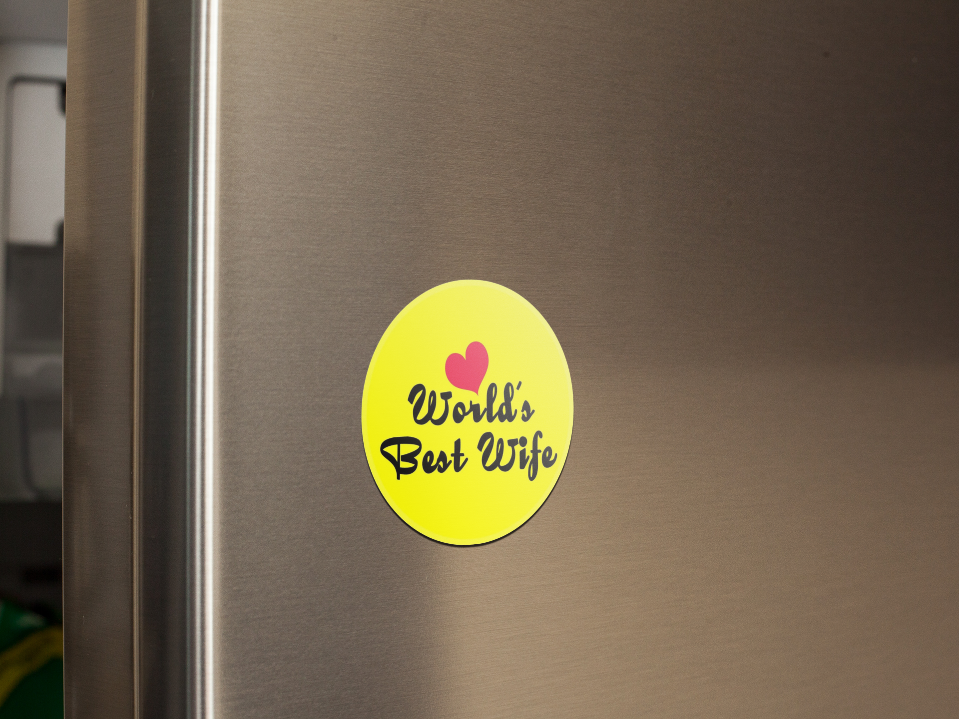 fridge-magnet-mockup-on-a-metallic-fridge-door-a14799