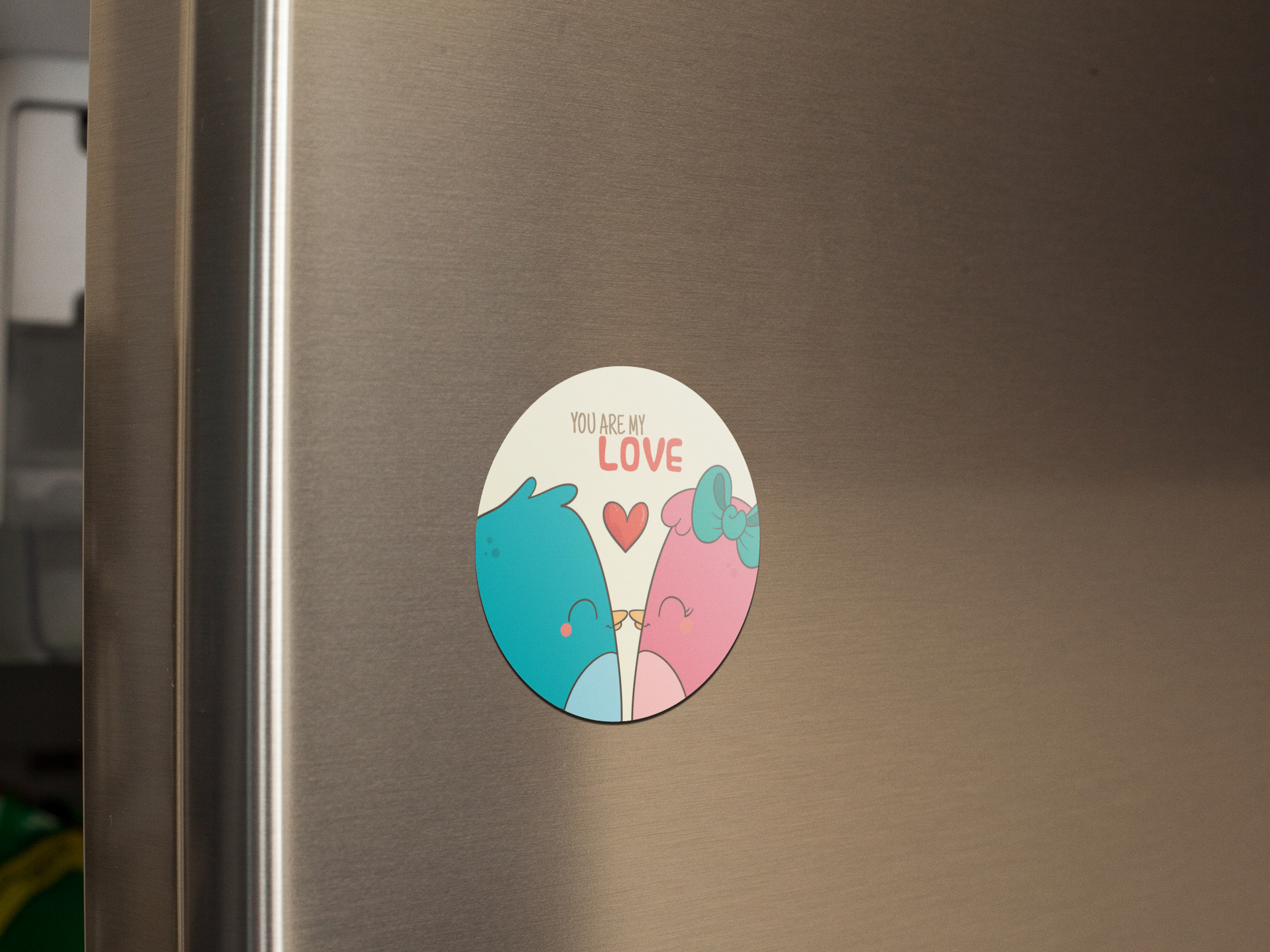 fridge-magnet-mockup-on-a-metallic-fridge-door-a14799