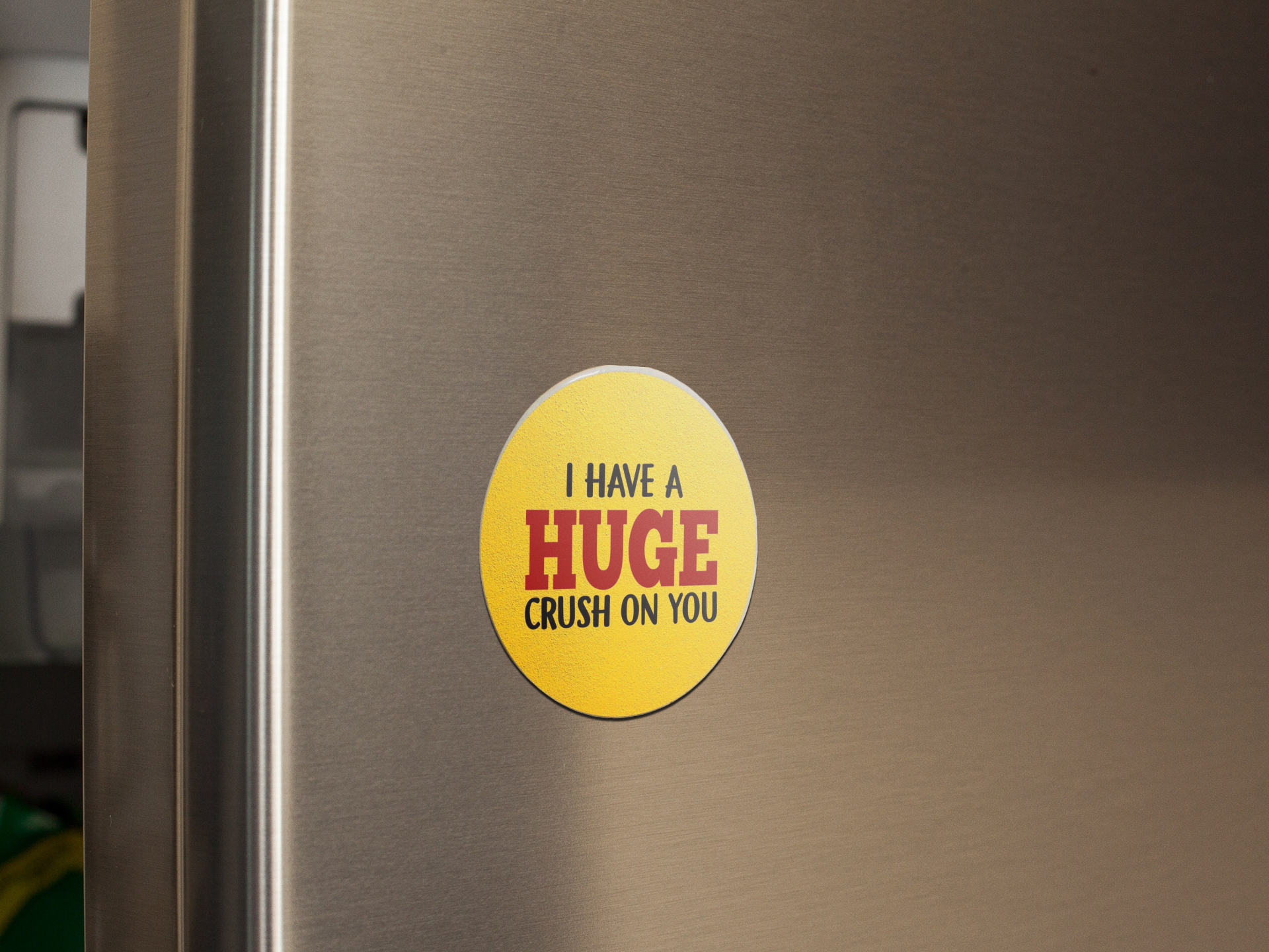 fridge-magnet-mockup-on-a-metallic-fridge-door-a14799