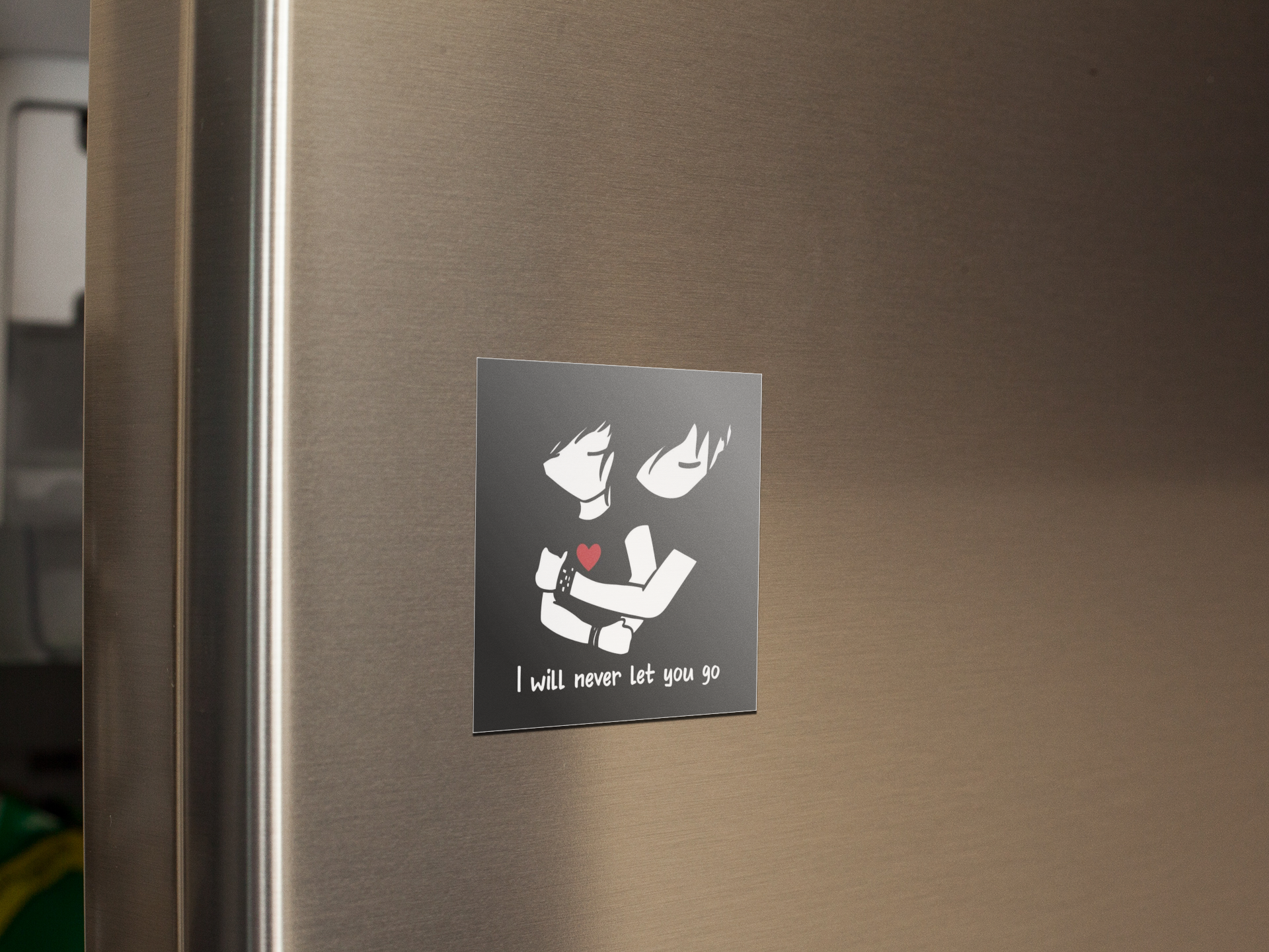 fridge-magnet-mockup-on-a-metallic-fridge-door-a14799