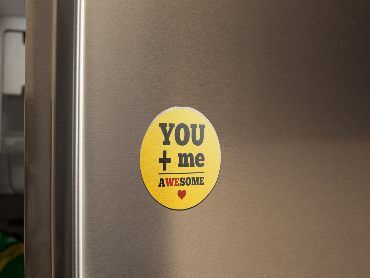 fridge-magnet-mockup-on-a-metallic-fridge-door-a14799