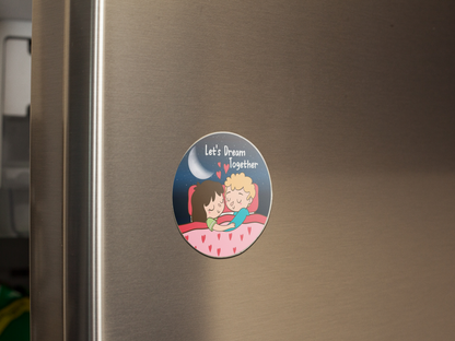 fridge-magnet-mockup-on-a-metallic-fridge-door-a14799