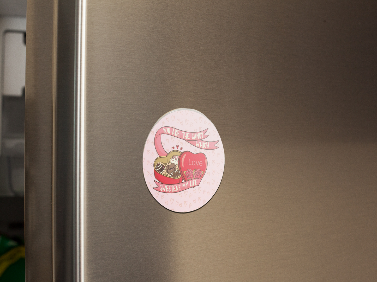 fridge-magnet-mockup-on-a-metallic-fridge-door-a14799