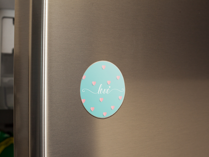 fridge-magnet-mockup-on-a-metallic-fridge-door-a14799