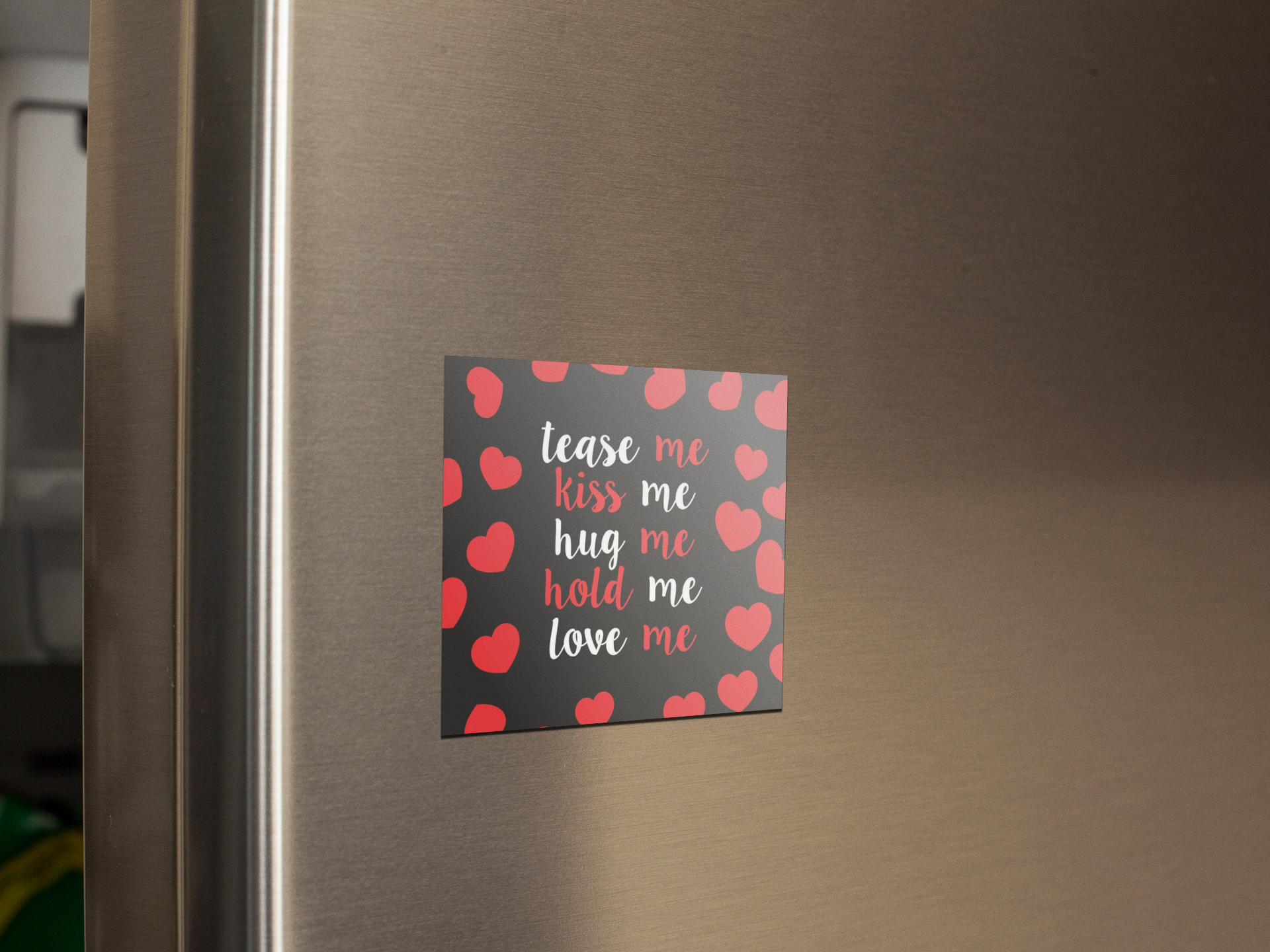 fridge-magnet-mockup-on-a-metallic-fridge-door-a14799