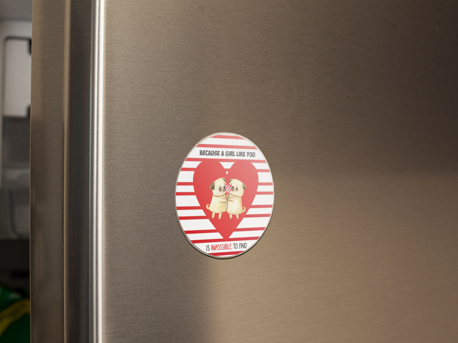 fridge-magnet-mockup-on-a-metallic-fridge-door-a14799