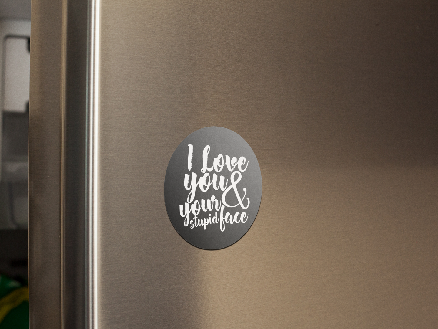 fridge-magnet-mockup-on-a-metallic-fridge-door-a14799