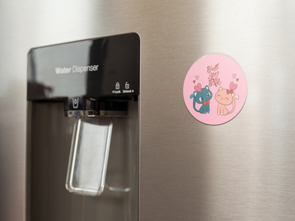 fridge-magnet-mockup-on-a-metallic-fridge-near-the-water-dispenser-a14790