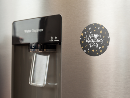 fridge-magnet-mockup-on-a-metallic-fridge-near-the-water-dispenser-a14790