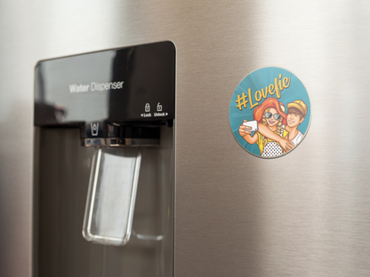 fridge-magnet-mockup-on-a-metallic-fridge-near-the-water-dispenser-a14790