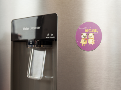 fridge-magnet-mockup-on-a-metallic-fridge-near-the-water-dispenser-a14790