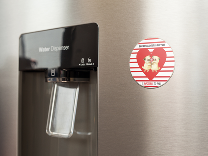 fridge-magnet-mockup-on-a-metallic-fridge-near-the-water-dispenser-a14790