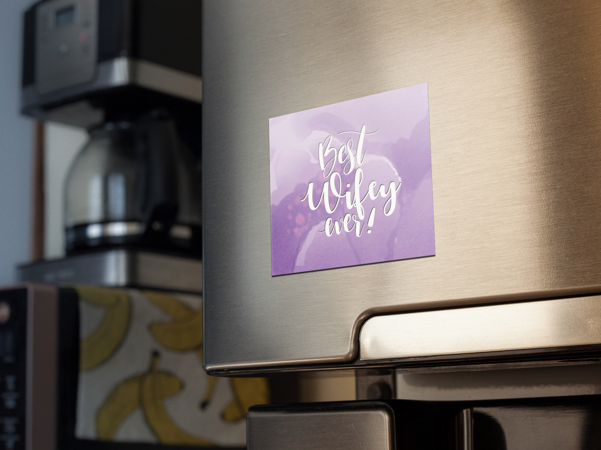 fridge-magnet-mockup-with-a-coffee-machine-and-bananas-print-in-the-back-a14789