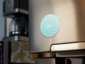 Love Printed Blue Fridge Magnet - Valentine Couple Gift