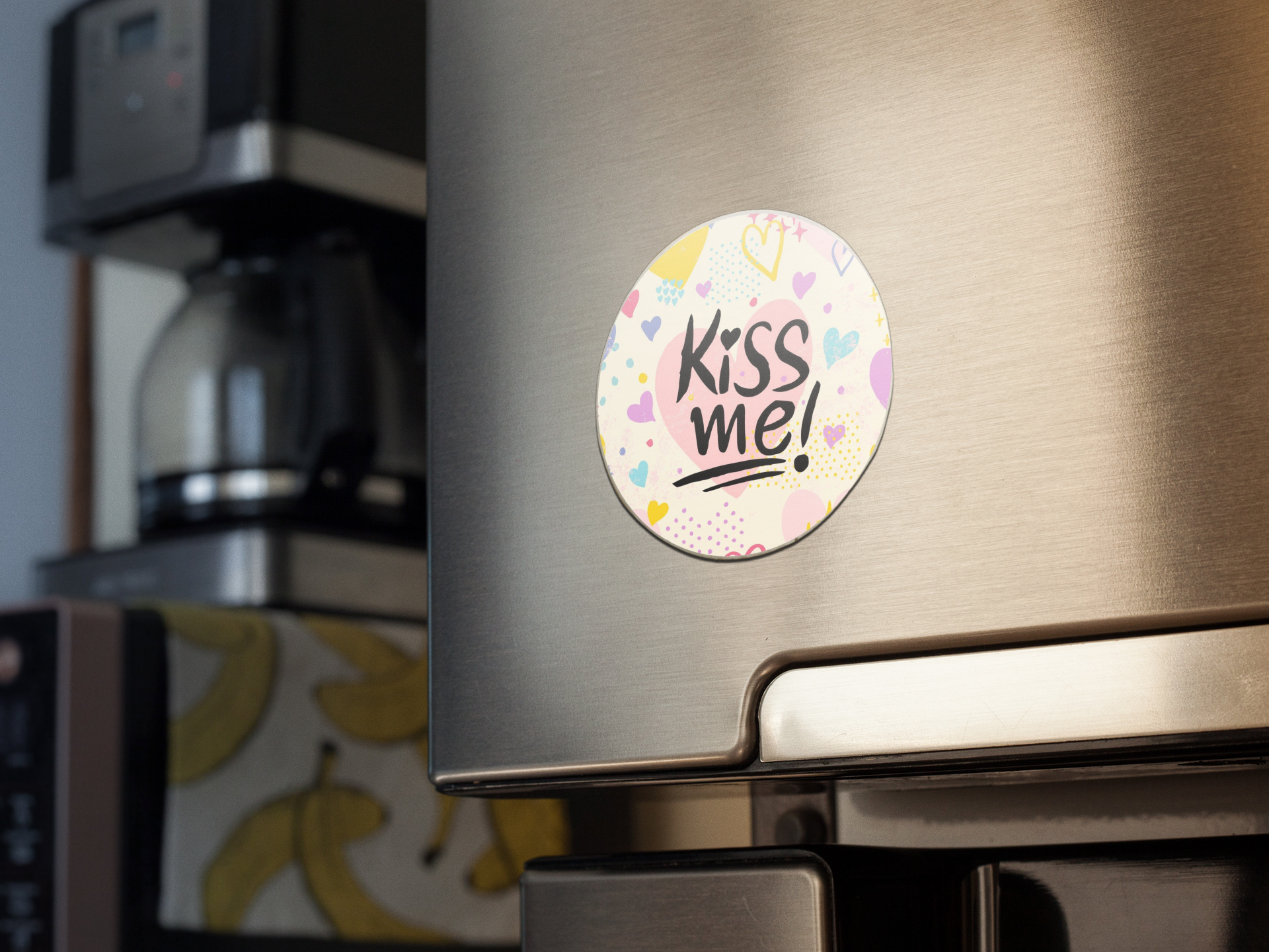 fridge-magnet-mockup-with-a-coffee-machine-and-bananas-print-in-the-back-a14789