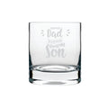 Proud Dad of a Freaking Awesome Son Whiskey Glass