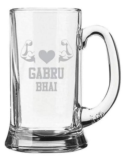 gabru bhai beer mug