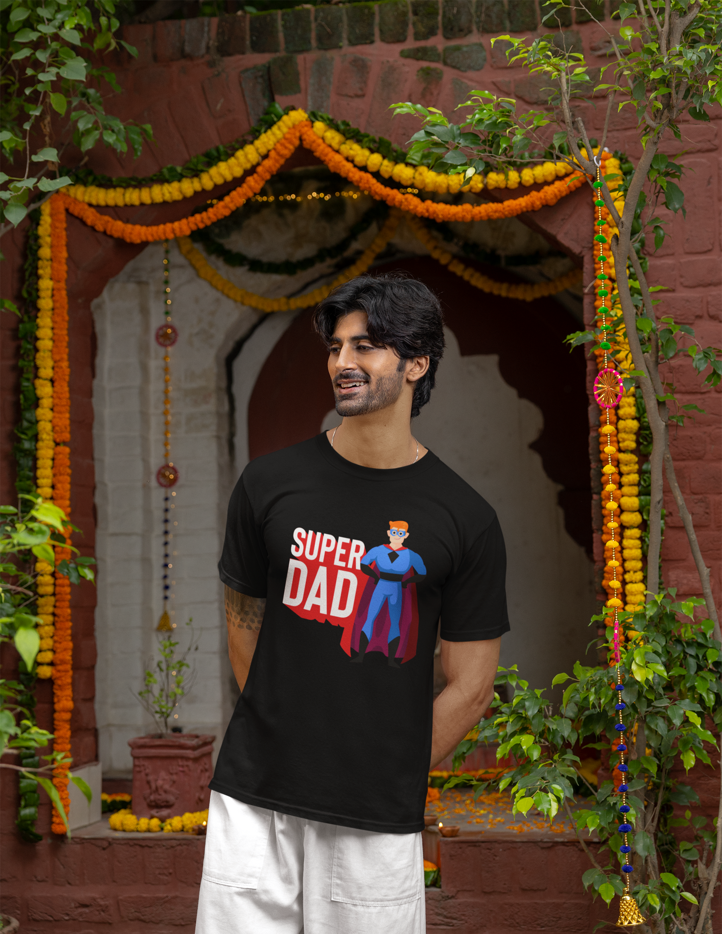 gildan-t-shirt-mockup-featuring-a-happy-bearded-man-in-a-diwali-celebration-m36001