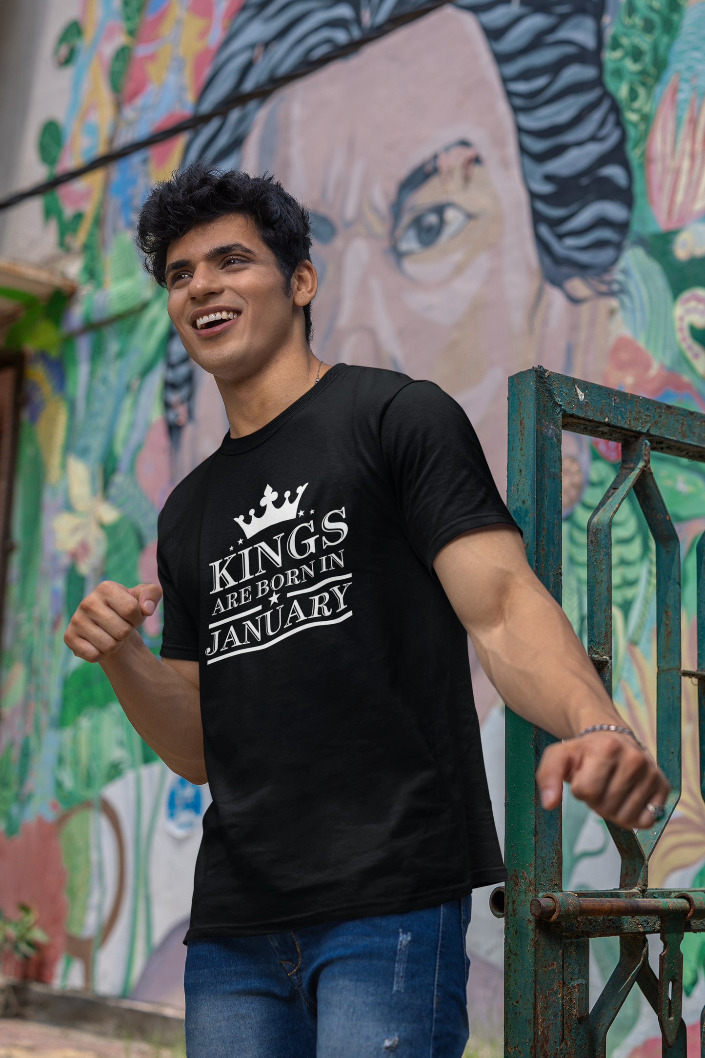 Kings-are-born-in-birthday-tshirt